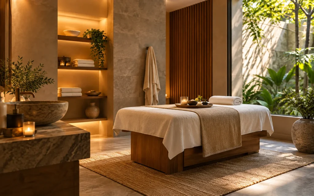 Отраслевая иллюстрация: SPA-центра