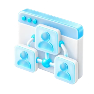 IT-Profi — CRM и обращения, фирменная 3D-иллюстрация