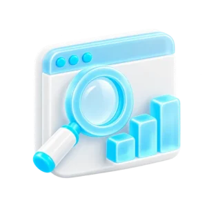 IT-Profi — Поиск и SEO, фирменная 3D-иллюстрация