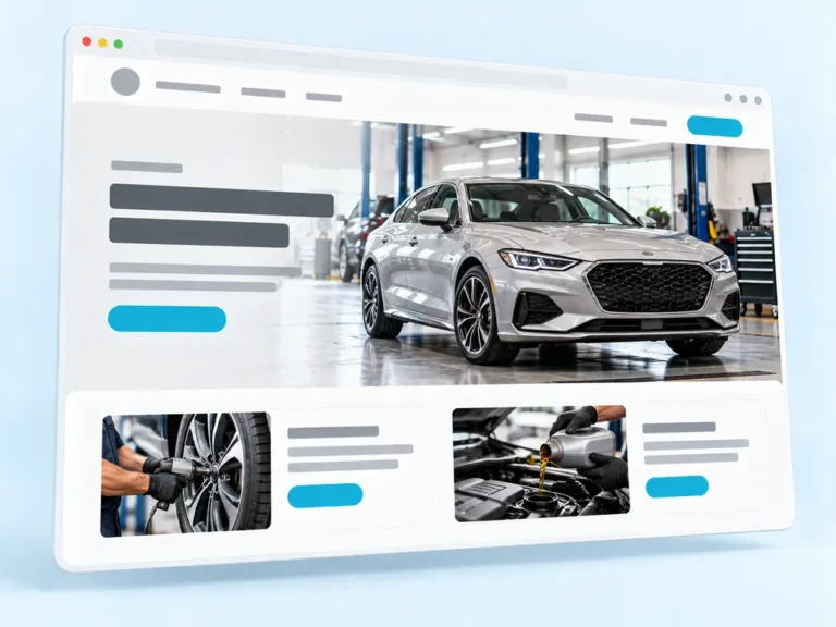 Концепция сайта для направления «Авто»